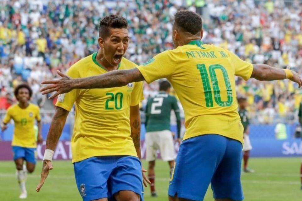 Brasilien trifft auf Belgien Brasilien trifft auf Belgien