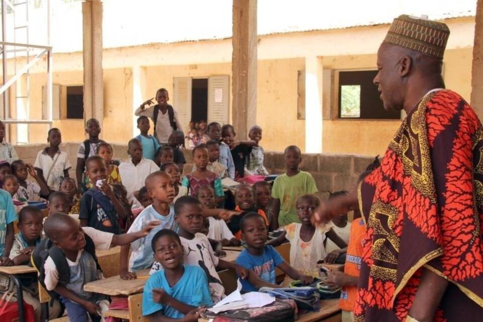 Schüler in Mali