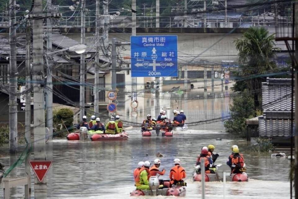 Unwetter in Japan