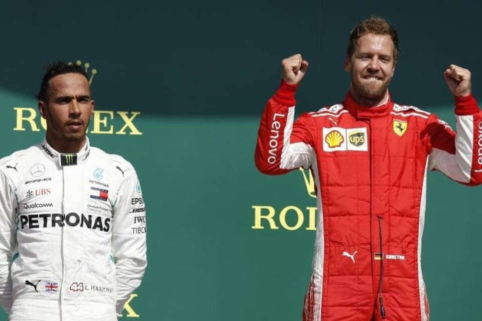 Hamilton und Vettel Hamilton und Vettel