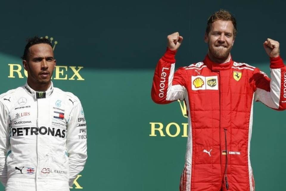 Hamilton und Vettel