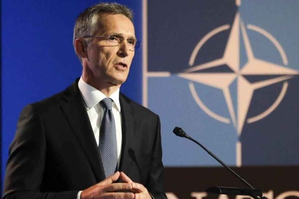 Nato-Generalsekretär Stoltenberg in Brüssel Nato-Generalsekretär Stoltenberg in Brüssel