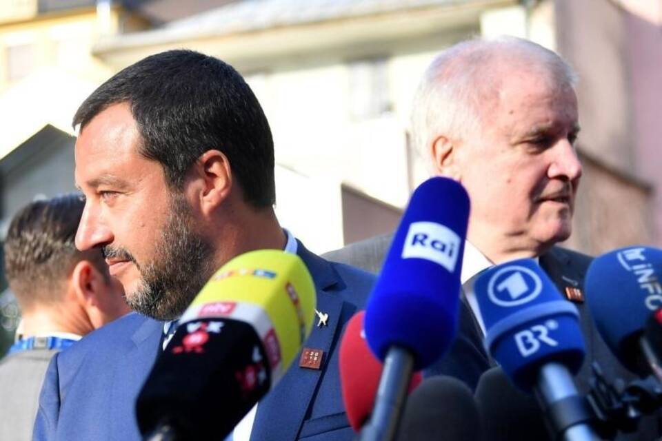 Salvini und Seehofer in Innsbruck Salvini und Seehofer in Innsbruck