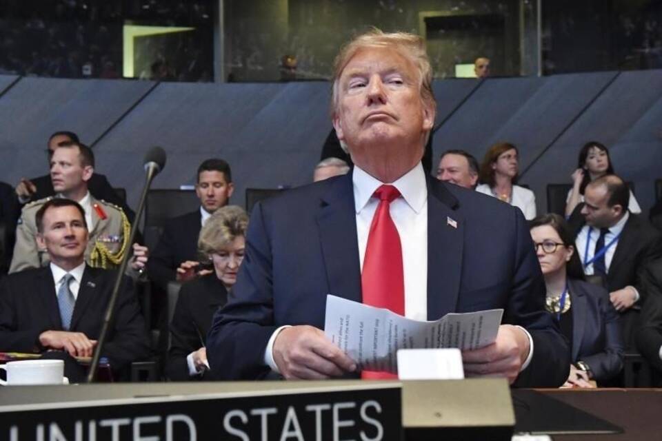 Trump in Brüssel Trump in Brüssel