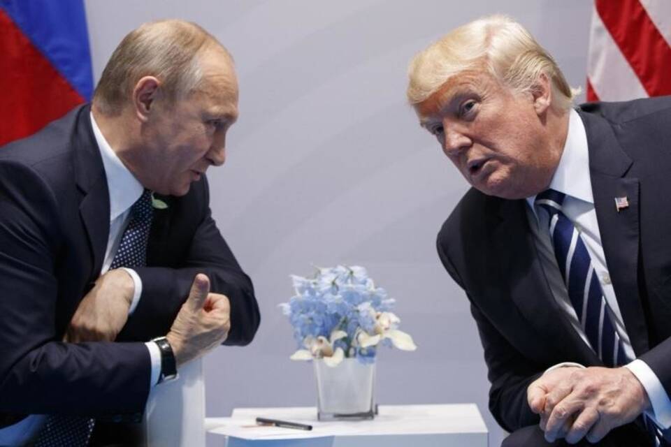 Putin und Trump in Hamburg