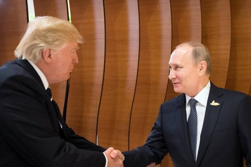 Trump und Putin in Hamburg