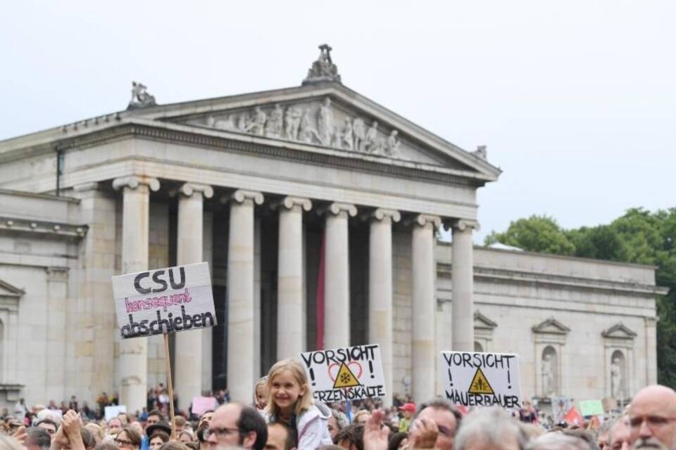 Demonstration «#ausgehetzt» Demonstration «#ausgehetzt»