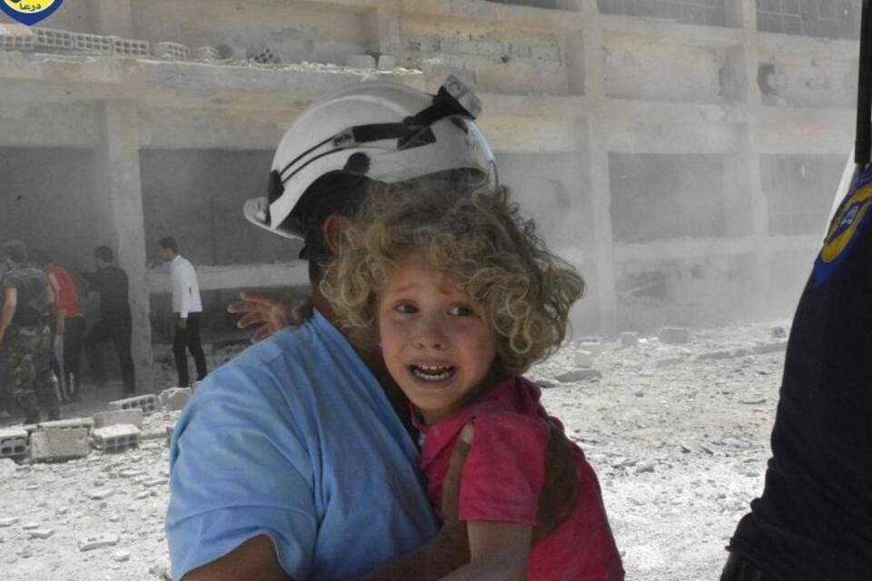 Weißhelme in Syrien Weißhelme in Syrien