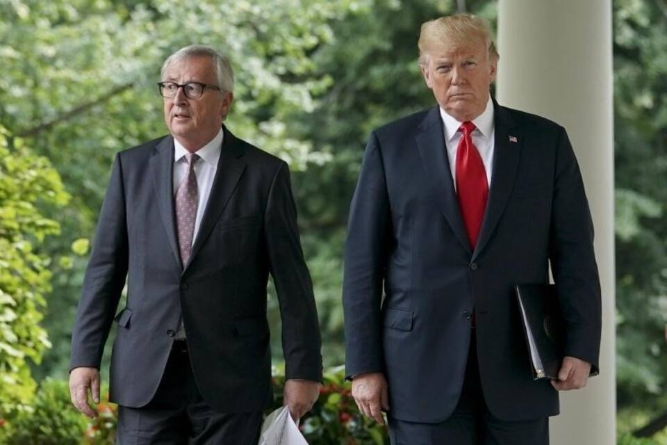 Juncker und Trump Juncker und Trump