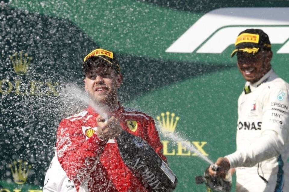 Vettel und Hamilton Vettel und Hamilton
