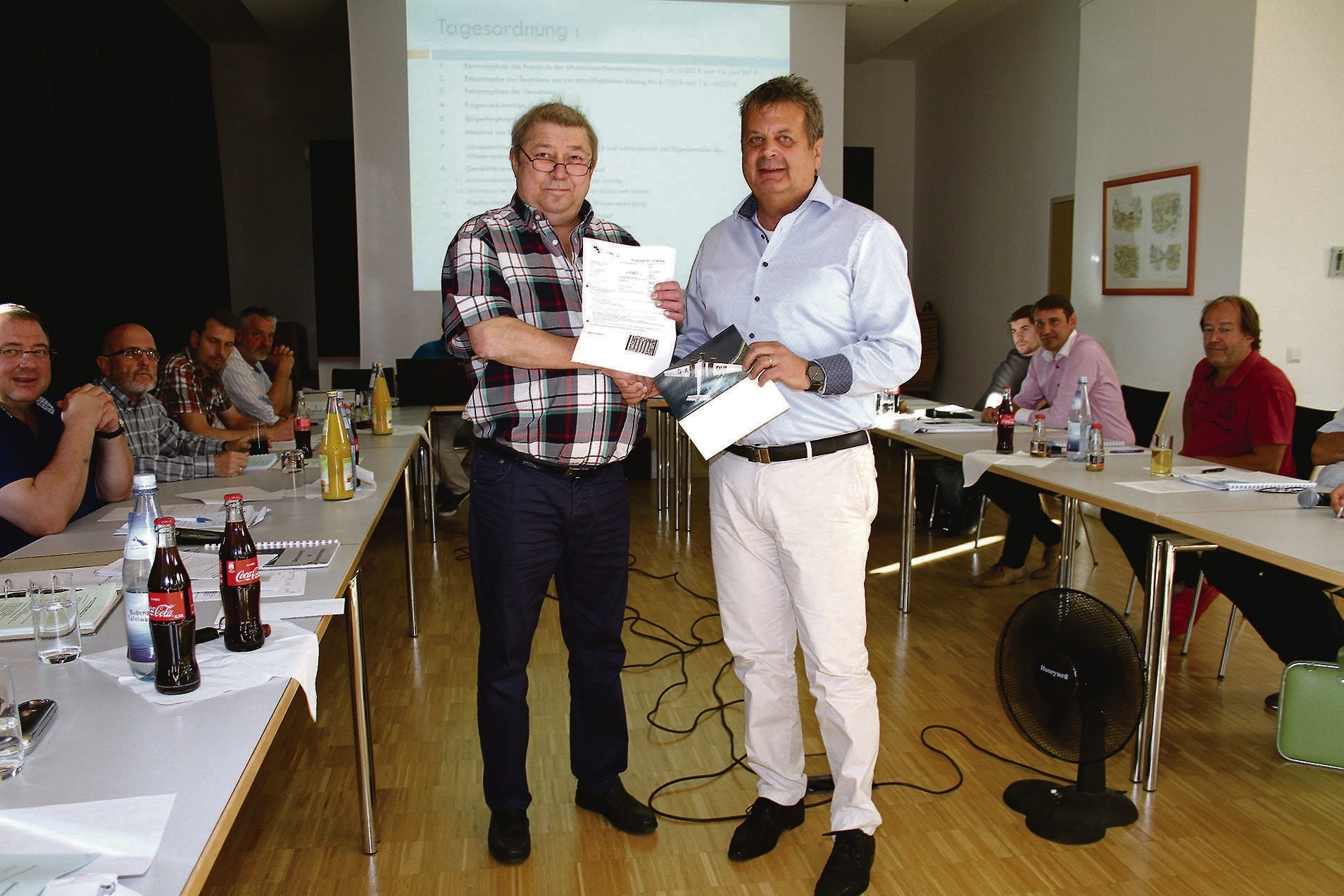 Gaiberg AltBürgermeister Klaus Gärtner hebt ab Nachrichten Region