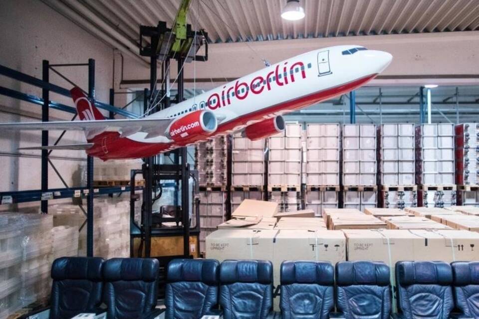 Air-Berlin-Inventar in Essen