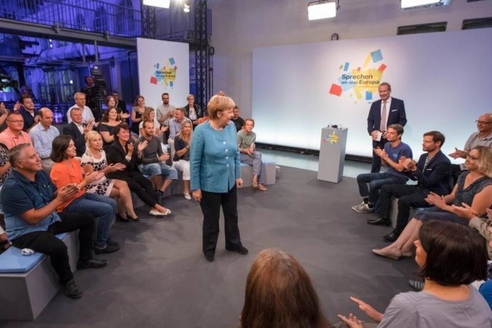 Merkel beim Bürgerdialog