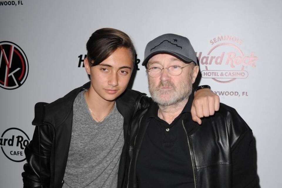 Phil Collins + Sohn Nicholas Phil Collins + Sohn Nicholas