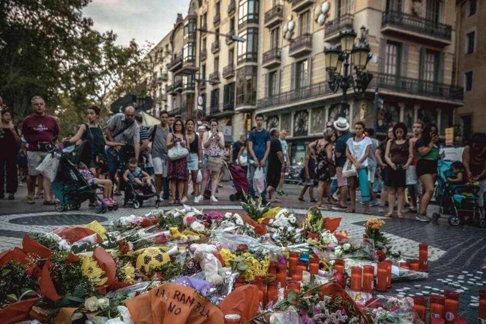 Gedenken in Barcelona