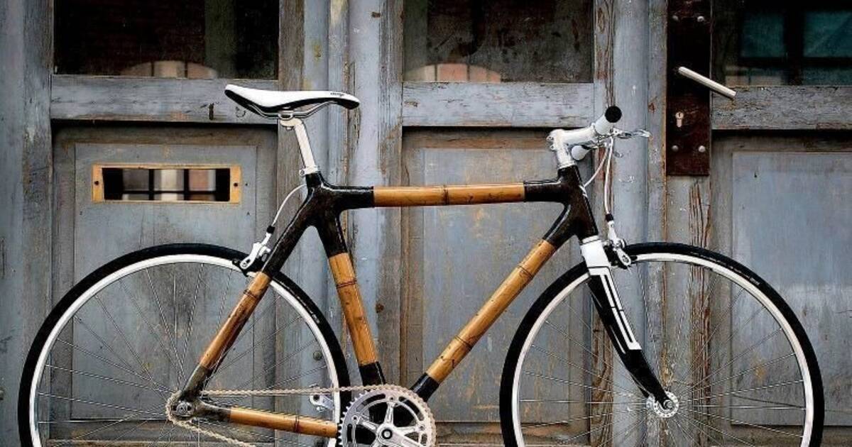Fahrrad aus Bambus Der "fleckige Tiger" und der "helle