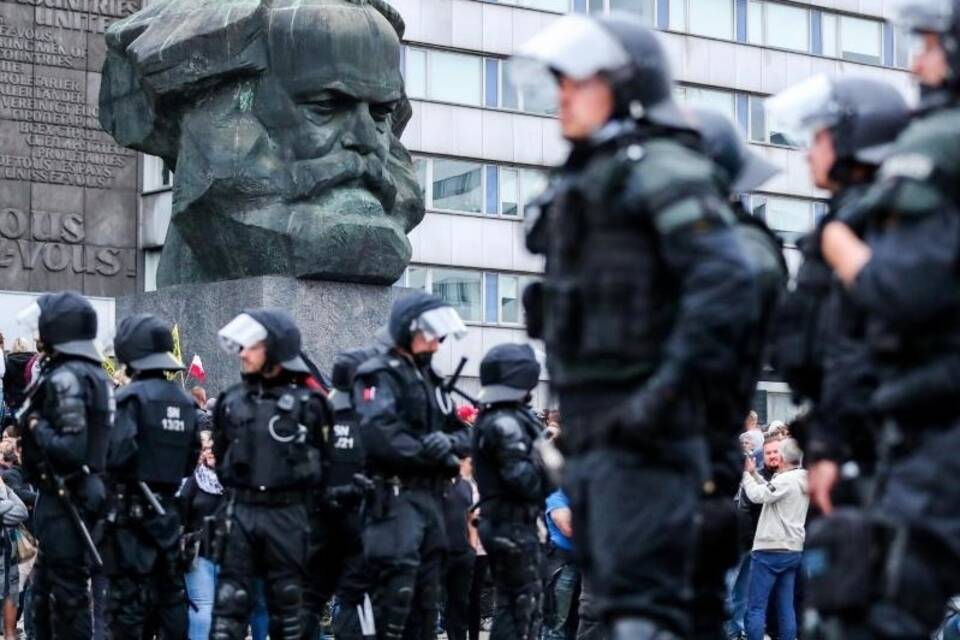 Polizeieinsatz in Chemnitz