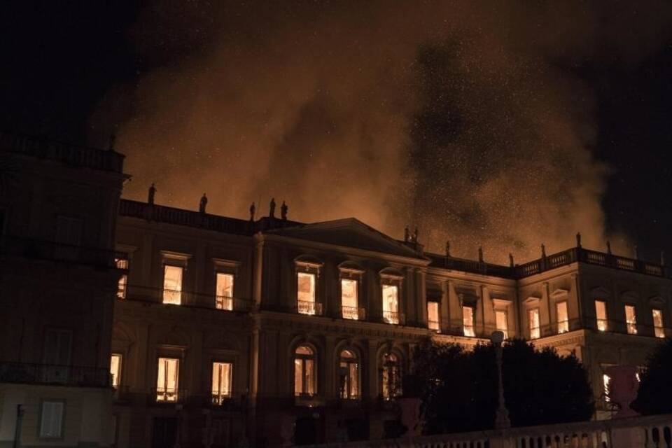 Großbrand Nationalmuseum