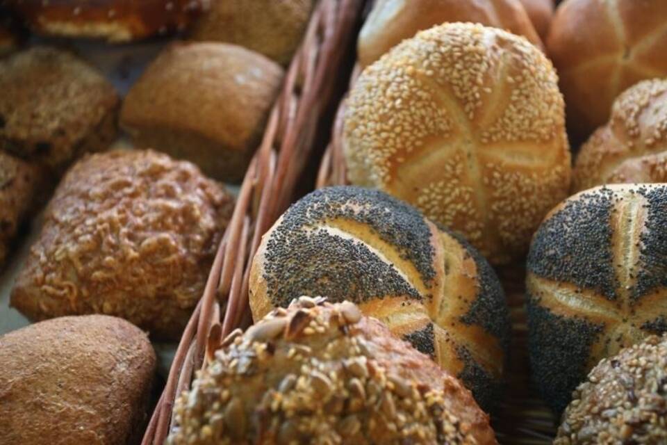 Brötchen beim Bäcker