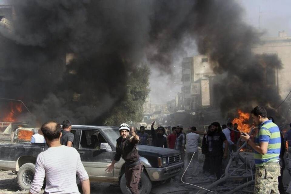 Luftangriff in Syrien Luftangriff in Syrien