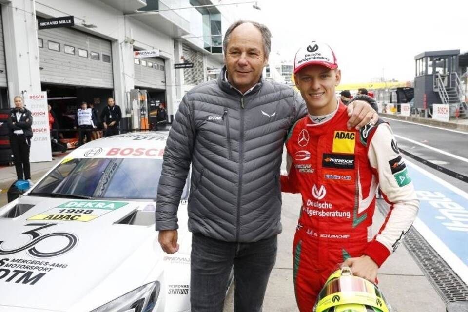 Mick Schumacher und Gerhard Berger Mick Schumacher und Gerhard Berger