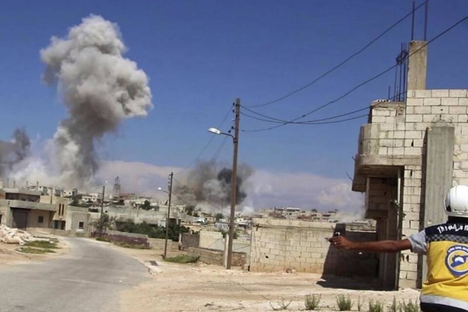 Luftangriffe in Syrien