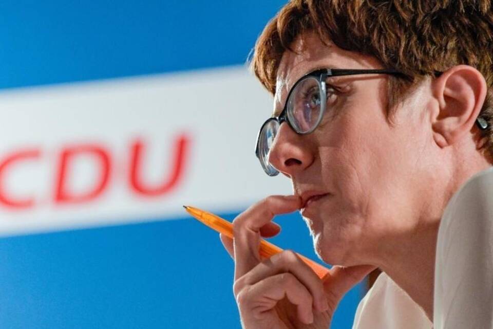 CDU-Generalsekretärin Kramp-Karrenbauer CDU-Generalsekretärin Kramp-Karrenbauer