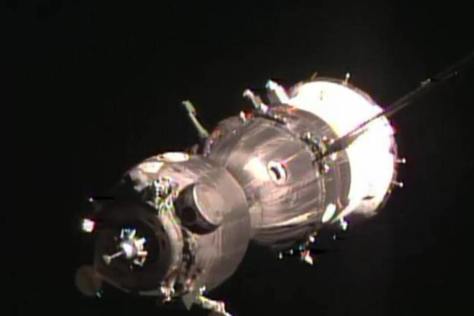 Ankunft auf der ISS Ankunft auf der ISS