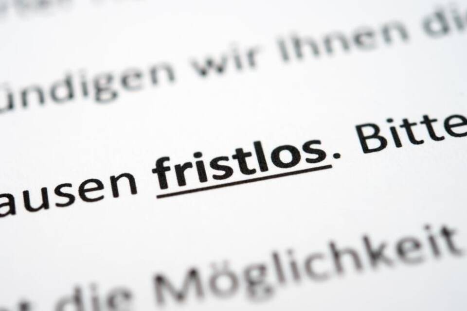 Fristlose Kündigung