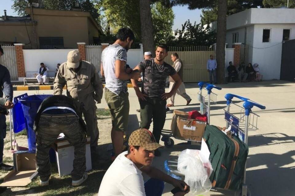 Ankunft in Kabul Ankunft in Kabul