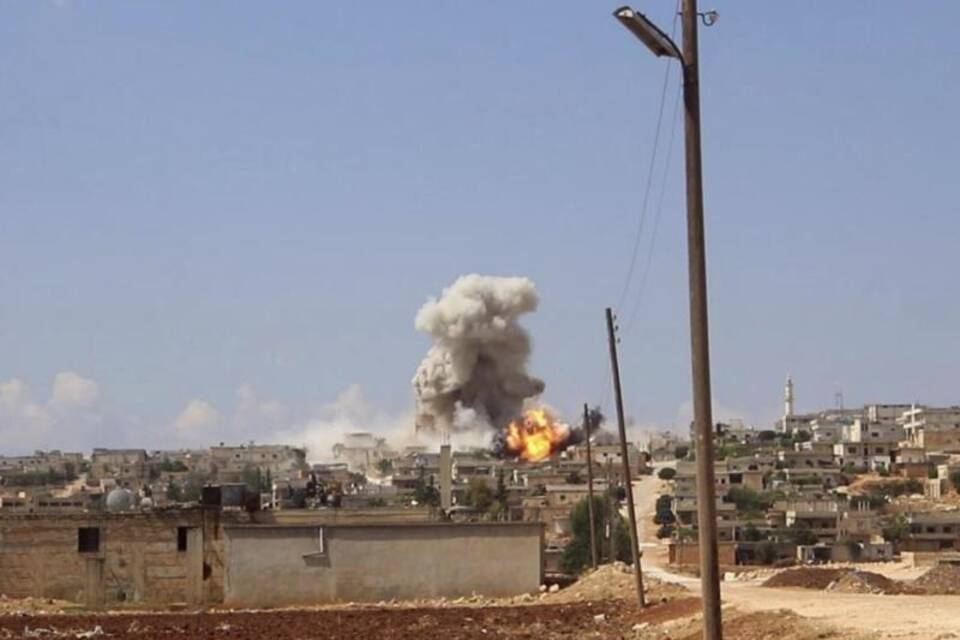 Luftangriff bei Idlib Luftangriff bei Idlib