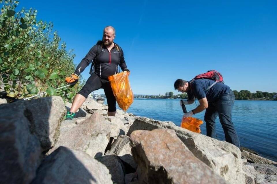 Saubermachen in Mainz