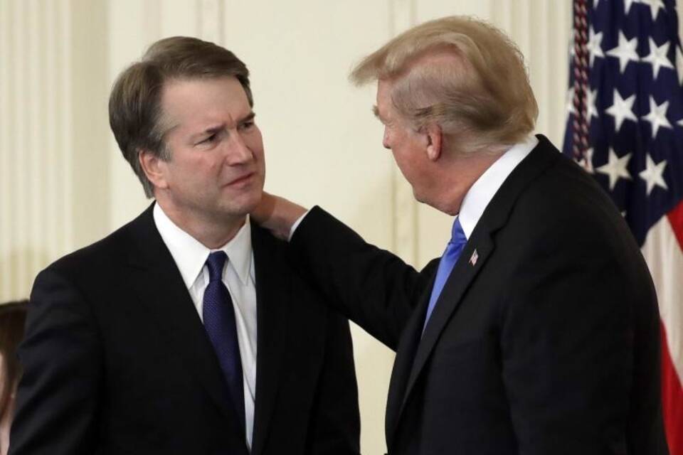 Donald Trump und Brett Kavanaugh Donald Trump und Brett Kavanaugh