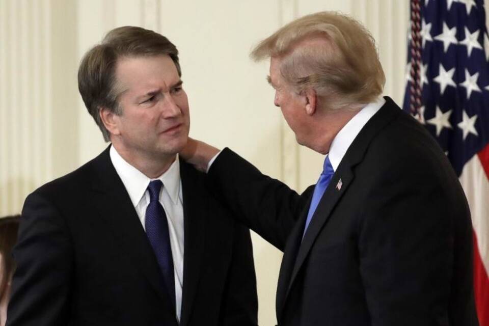 Donald Trump und Brett Kavanaugh