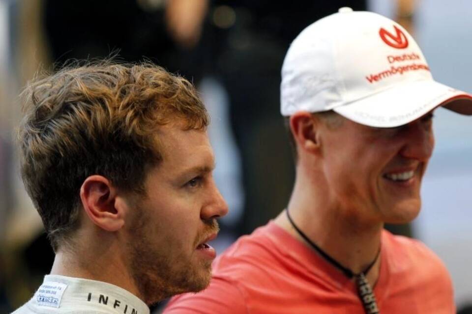 Vettel und Schumacher