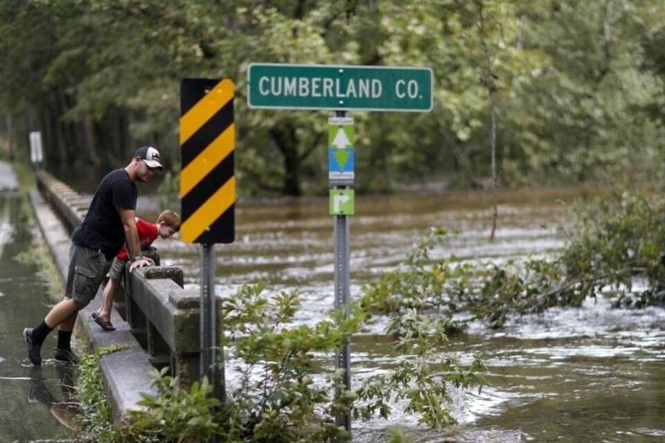 Hochwasser in Fayetteville