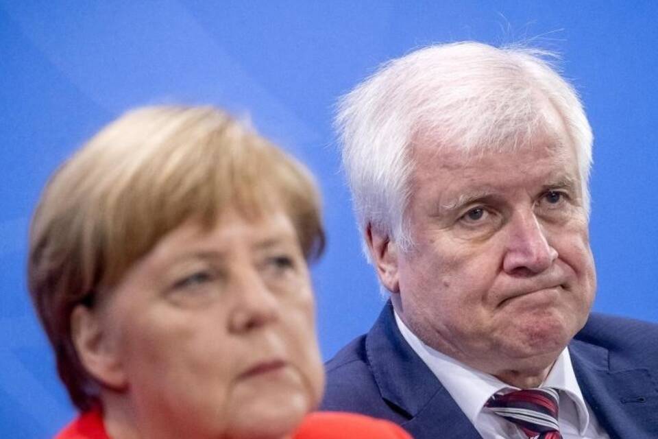 Merkel und Seehofer in Berlin