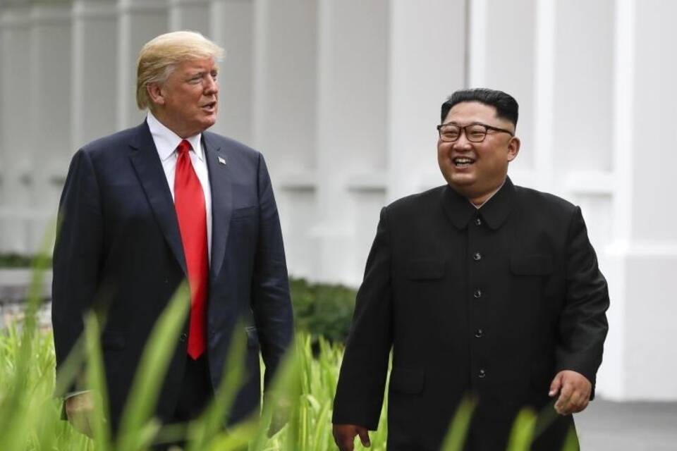 Donald Trump und Kim Jong Un Donald Trump und Kim Jong Un