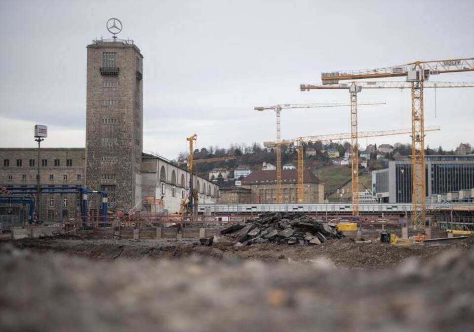 Stuttgart 21 Baustelle neutrale BU