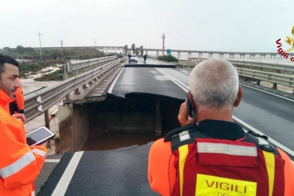Überschwemmungen auf Sardinien Überschwemmungen auf Sardinien