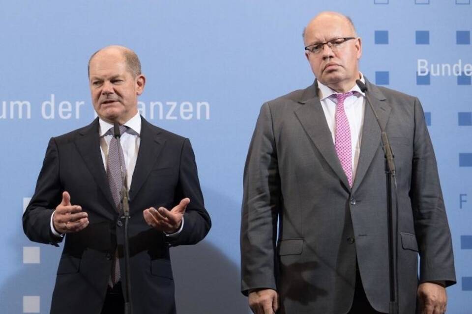 Olaf Scholz und Peter Altmaier