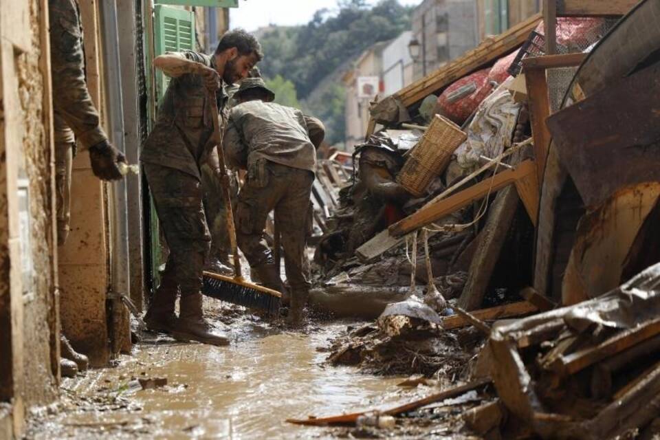 Nach Unwetter auf Mallorca Nach Unwetter auf Mallorca