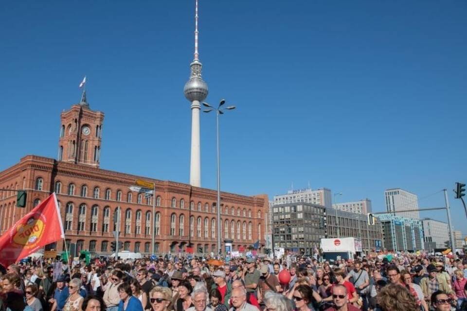 Demo gegen Rassismus in Berlin