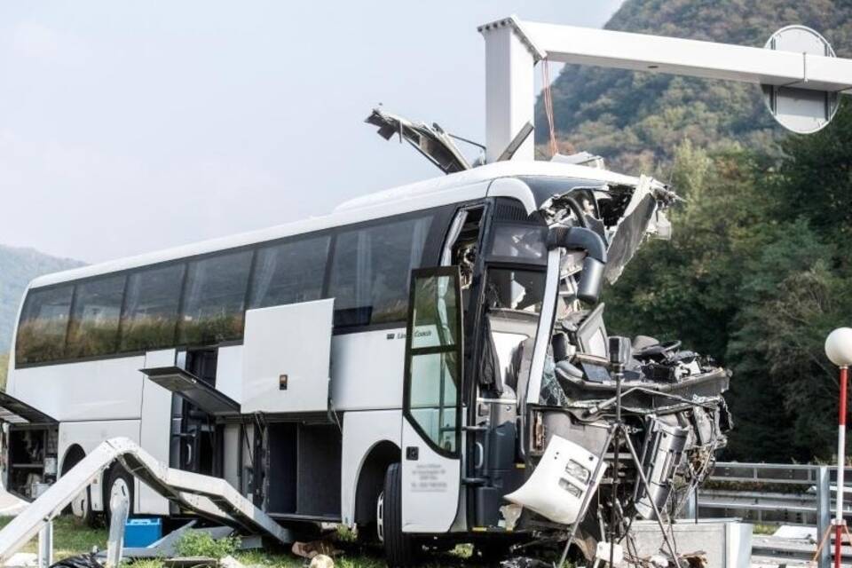Bus-Unglück im Tessin