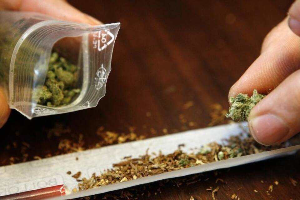 Joint mit Marihuana