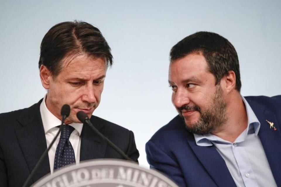 Giuseppe Conte und Matteo Salvini