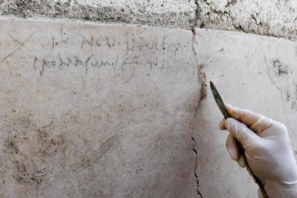 Inschrift in Pompeji