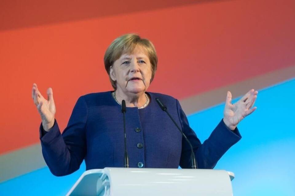 Merkel beim Landesparteitag der CDU Thüringen