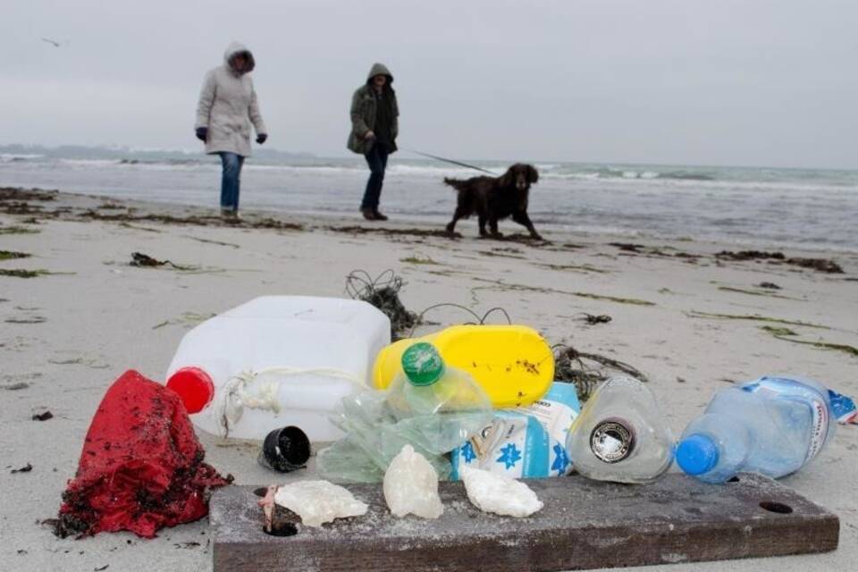 Plastikmüll am Meer