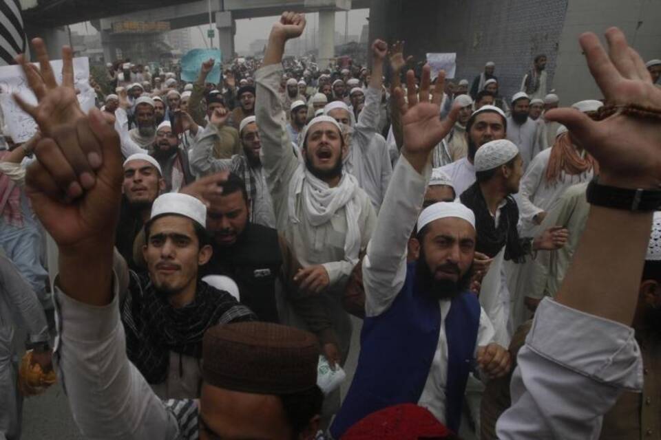 Protest in Peschawar